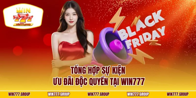 Tổng hợp sự kiện ưu đãi độc quyền tại WIN777
